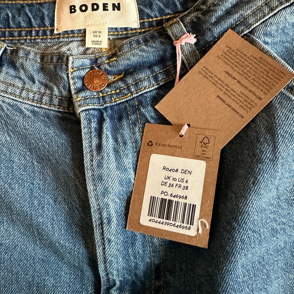 Boden Midi Denim Skirt